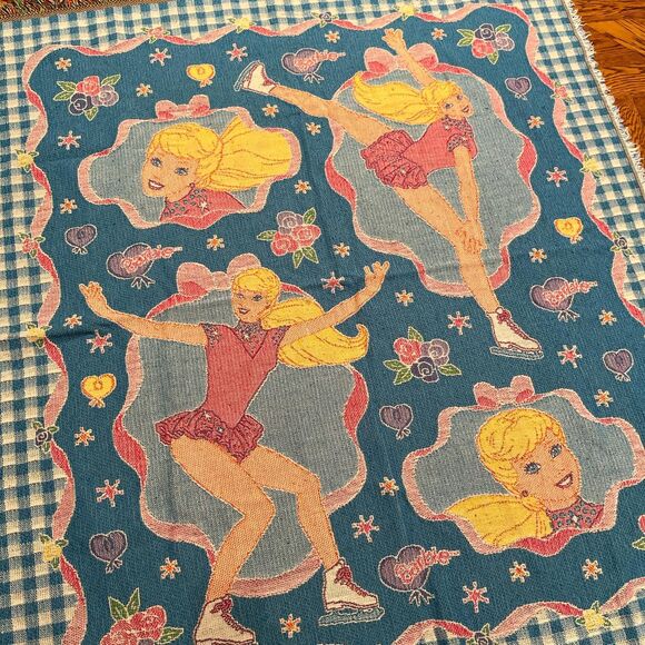 バービープリント掛け布団ヴィンテージ Barbie multi Soft-furnishings-textiles